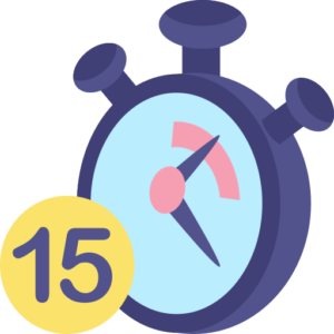 غسيل سريع لمدة 15 دقيقة