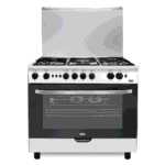 فرن 5 عيون غاز هاس 60×90 سم اشعال ذاتي - ستيل