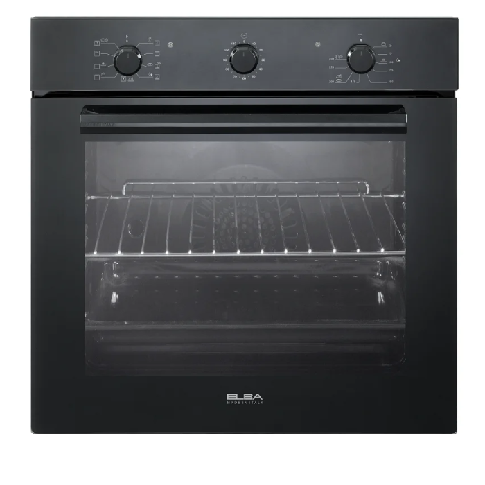 فرن بلت ان البا كهرباء 60 سم 9 وظائف - ايطالي (1) فرن البا بلت ان كهرباء 9 وظائف أسود - ايطالي