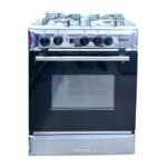 فرن غاز مصري رسلان 4 شعلات 60 سم - ستيل