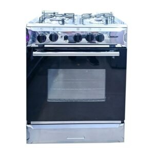 فرن غاز مصري رسلان 4 شعلات 60 سم - ستيل