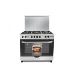 فرن فالكون غاز 90 سم 5 شعلات ستيل - امان كامل