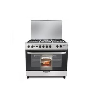 فرن فالكون غاز 90 سم 5 شعلات ستيل - امان كامل