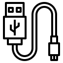 2 منفذ USB
