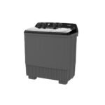 غسالة حوضين 12 كيلو جنرال سوبريم – رمادي غامق