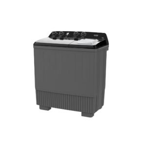 غسالة حوضين 12 كيلو جنرال سوبريم – رمادي غامق