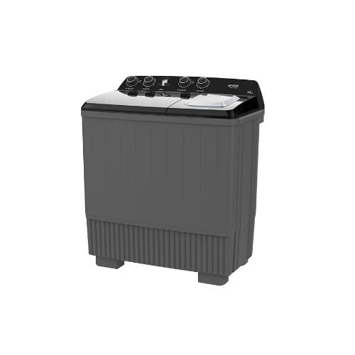 غسالة حوضين 12 كيلو جنرال سوبريم – رمادي غامق غسالة حوضين 12 كيلو جنرال سوبريم – رمادي غامق