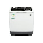 غسالة حوضين ميديا 10 كيلو - ابيض