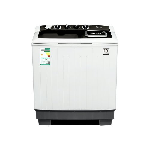 غسالة حوضين ميديا 10 كيلو - ابيض غسالة حوضين ميديا 10 كيلو - ابيض