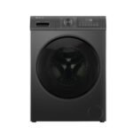 غسالة 8 كيلو تعبئة أمامية جنرال سوبريم انفرتر - فضي داكن