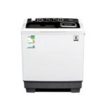 غسالة ميديا حوضين - 8 ك غسيل - 4.6 ك تجفيف - أبيض