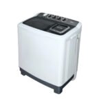 غسالة حوضين ميديا 10 كيلو - أبيض