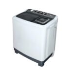 غسالة ملابس حوضين ميديا 14 كيلو - أبيض