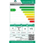غسالة تحميل أمامي اريستون - 8 كيلو - 14 برنامج - فضي