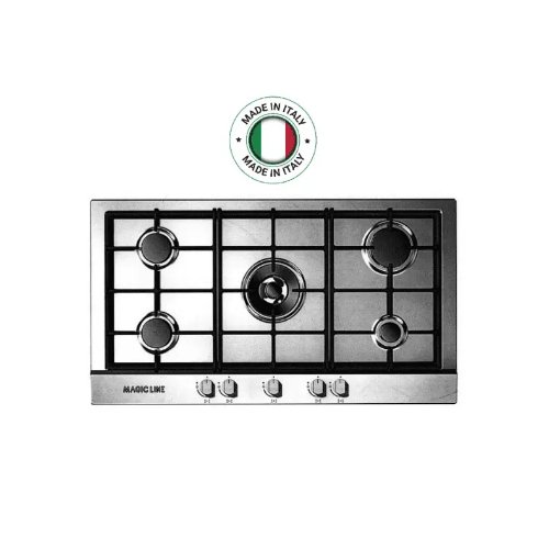 سطح غاز بلت ان ماجيك لاين 90 سم – ستيل – إيطالي سطح غاز بلت ان ماجيك لاين 90 سم – ستيل – إيطالي