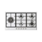 بوتاجاز مسطح غاز كاندي 90 سم 5 شعلات - ستيل