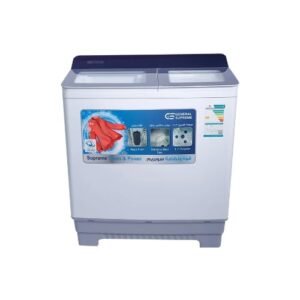 غساله 15 كيلو حوضين جنرال سوبريم – أبيض