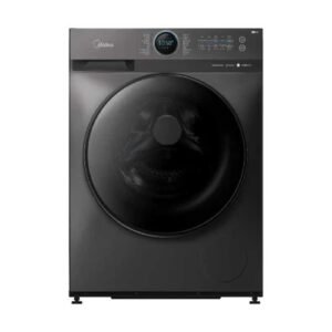 غسالة ملابس ميديا بخار 12 كيلو اتوماتيك - انفرتر - فضي