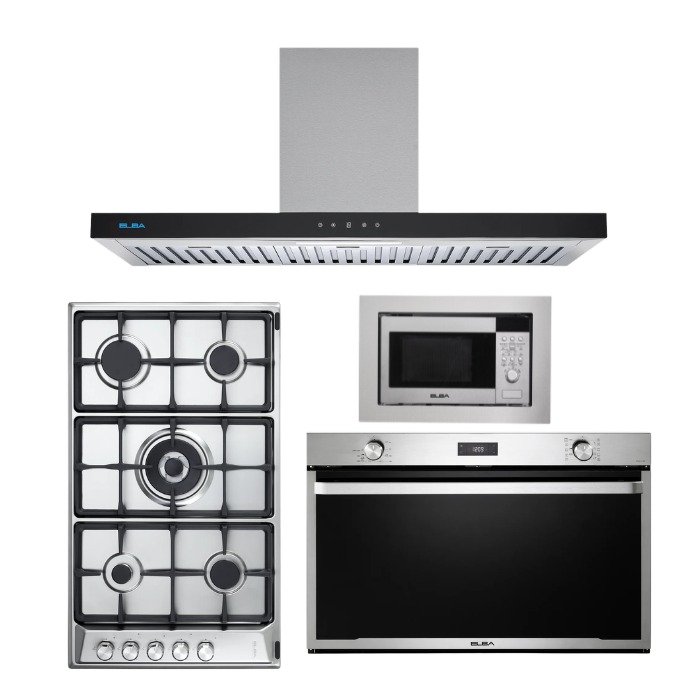 باكدج 6 بكج أجهزة مطبخ البا فل أوبشن 90 سم ايطالي - ستيل - الصورة 1