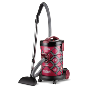 مكنسة kion برميل 25 لتر 2000 وات – أحمر