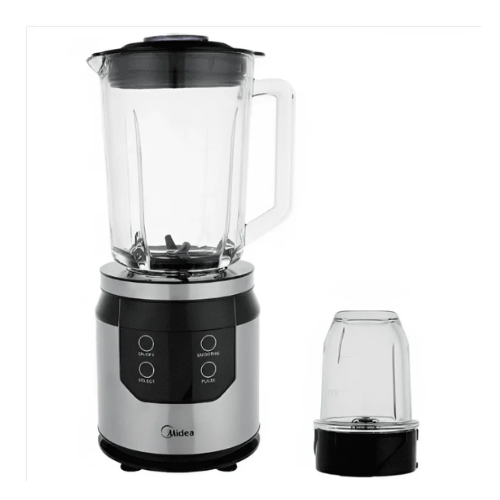 خلاط ميديا كهرباء 1.5 لتر – مع كبة – أسود / ستيل خلاط ميديا كهرباء 1.5 لتر – مع كبة – أسود / ستيل