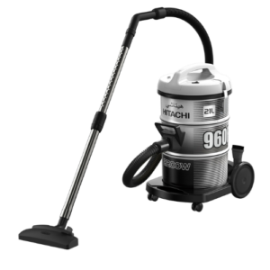 مكنسة هيتاشي 21 لتر برميل 2200 وات – رمادي