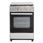 فرن غاز يونكس 55*55 سم - 4 شعلات - ستيل