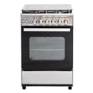 فرن غاز يونكس 55*55 سم - 4 شعلات - ستيل