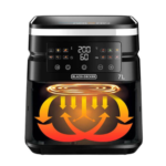 مقلاة هوائية بلاك اند ديكر 1700 وات - ديجيتال - أسود