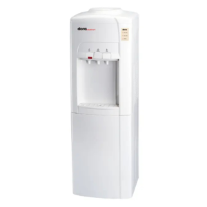 برادة ماء ستاند دورا اليجانت - 3 صنابير - أبيض