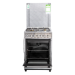 فرن غاز يونكس 55*55 سم - 4 شعلات - ستيل