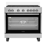 فرن غاز اريستون 90 سم - 5 شعلات - ستيل