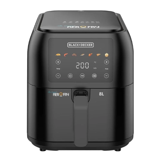 قلاية هوائية بلاك اند ديكر 8 لتر - 1700 وات - أسود قلاية هوائية بلاك اند ديكر 8 لتر - 1700 وات - أسود