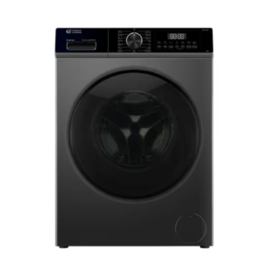 غسالة فتحة امامية جنرال سوبريم 10 كيلو - انفرتر - فضي غامق