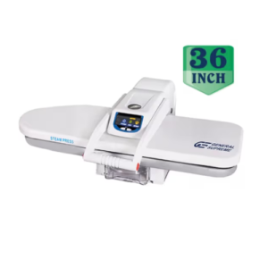 كاوية بخار كبس جنرال سوبريم 36 انش - أبيض