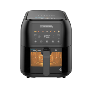 قلاية هوائية بلاك اند ديكر 7 برامج - 8 لتر - أسود