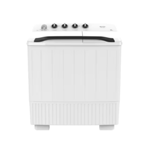 غسالة ملابس حوضين جنرال سوبريم 14 كيلو - أبيض