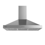 شفاط مطبخ ميديا بلت ان هرمي 90 سم - ستيل