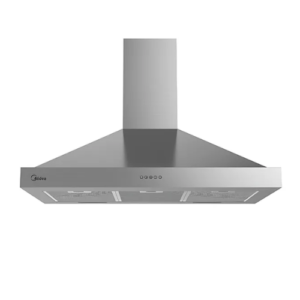 شفاط مطبخ ميديا بلت ان هرمي 90 سم - ستيل