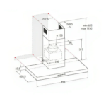 شفاط مطبخ بلت ان اريستون 90 سم - 3 سرعات - بولندي