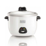 طباخ ارز بلاك اند ديكر 1.8 لتر - أبيض