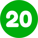 سعة 20 لتر