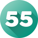 شاشة 55 بوصة