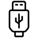عدد 2 منفذ USB
