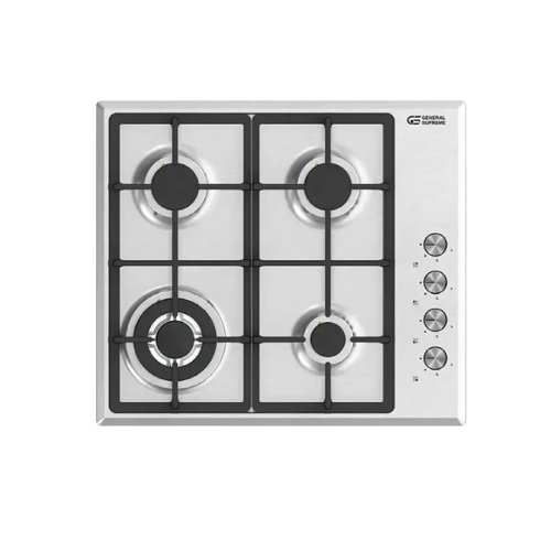 سطح غاز جنرال سوبريم بلت ان 60 سم- 4 عيون - ستيل سطح غاز جنرال سوبريم بلت ان 60 سم- 4 عيون - ستيل