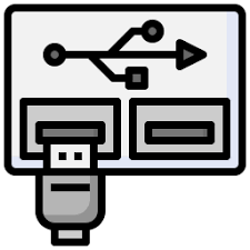 2 مدخل USB +3 مداخل HDMI