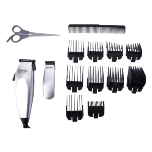 مكينه حلاقه رجالي واهل - 18 قطعة - سلفر