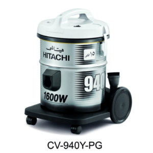 مكنسة هيتاشي 15 لتر برميل - 1600 وات - فضي