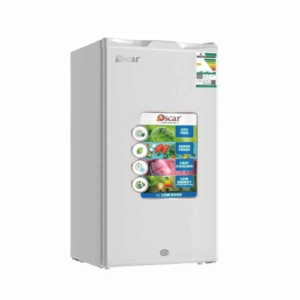 ثلاجة اوسكار صغيرة باب واحد 3 قدم - ديفروست - أبيض
