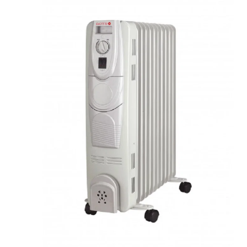 دفاية زيت دوتس 11 ريشة - 3 مستويات - أبيض دفاية زيت دوتس 11 ريشة - 3 مستويات - أبيض